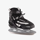 Nijdam Power Play ijshockeyschaatsen zwart zilver