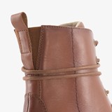 Comfort leren veterboots bruin