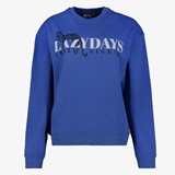 TwoDay dames sweater blauw met opdruk