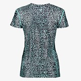 Dames sport T-shirt blauw met print