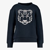 Unsigned jongens sweater blauw met tijger