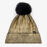 Dames muts goudkleurig