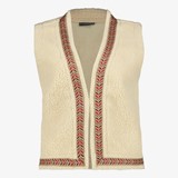 TwoDay dames teddy gilet met borduursels