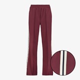 TwoDay dames wide leg broek met bies rood