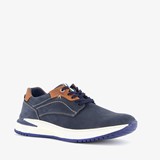 Hush Puppies leren heren sneakers blauw