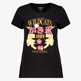 TwoDay dames T-shirt met tijgers zwart