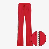 TwoDay wide leg broek met bies en sterren rood