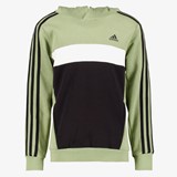 Adidas J 3S Tib kinder hoodie lichtgroen