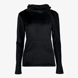 Dames fleece pully zwart