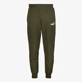 Puma Ess Logo FL CL heren joggingbroek donkergroen