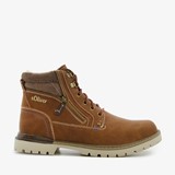 Heren veterboots bruin/cognac