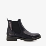 Dames lage Chelsea boots zwart