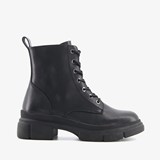 Dames veterboots zwart