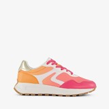 Dames sneakers beige roze