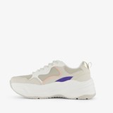 Dames dad sneakers beige