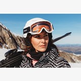 Skibril oranje lens SR