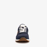 Heren sneakers blauw/bruin