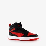 Rebound V6 Mid kinder sneakers zwart/rood