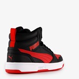 Rebound V6 Mid kinder sneakers zwart/rood