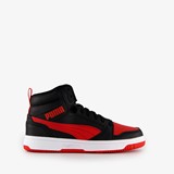 Rebound V6 Mid kinder sneakers zwart/rood