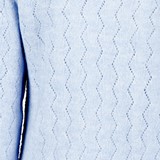 Gebreide dames trui lichtblauw