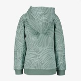 Jongens hoodie lichtgroen met print