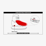 Verstelbare kunstschaatsen - hardboot