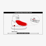 Verstelbare ijshockeyschaatsen