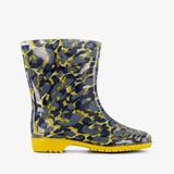 Dames regenlaarzen geel met camouflageprint