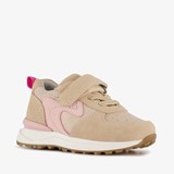 TwoDay suede meisjes sneakers beige
