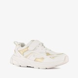 Blue Box meisjes dad sneakers wit goud
