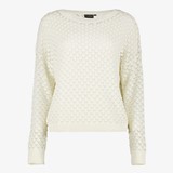 TwoDay gebreide dames trui wit