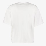 Oversized dames T-shirt met strass wit