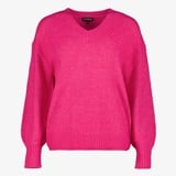 TwoDay gebreide dames trui fuchsia roze