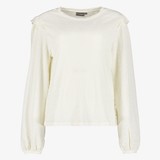 TwoDay dames blouse met ruches wit