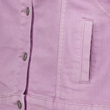 Dames denim gilet lila