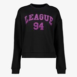 TwoDay dames sweater met tekstopdruk zwart