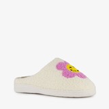 Thu!s dames teddy pantoffels met smiley