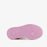 Leren meisjes sneakers wit roze