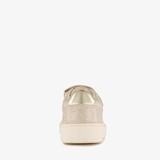 Meisjes sneakers met glitters goud