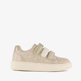 Meisjes sneakers met glitters goud