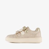 Meisjes sneakers met glitters goud