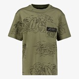 Unsigned jongens T-shirt met borstzakje groen