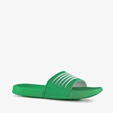 Dutchy heren badslippers groen wit