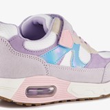 Meisjes sneakers met airzool pastel paars