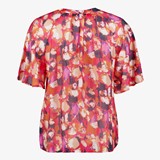 Dames blouse met print roze