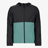 Osaga heren hardloop jas zwart blauw