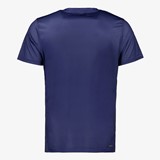 Dry heren voetbal T-shirt blauw met print