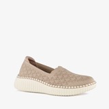 Skechers Wilshire Blvd dames instappers beige
