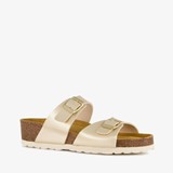 Hush Puppies dames sleehak slippers parelmoer